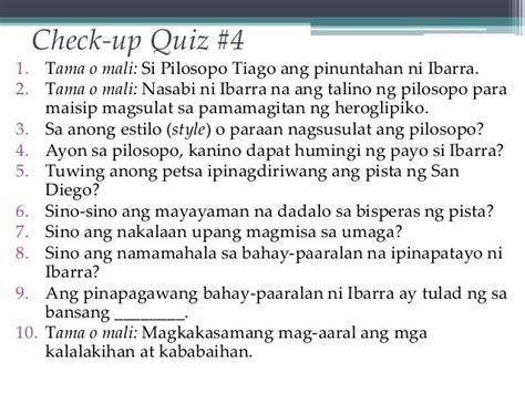 mga tanong tungkol sa noli me tangere